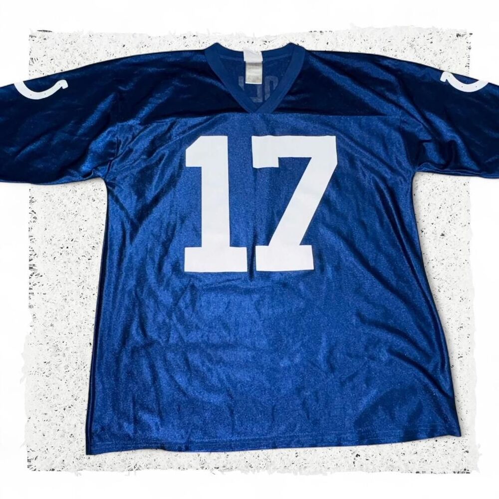 Nfl Men's Blue and Navy T-shirt - Picture 1 of 4